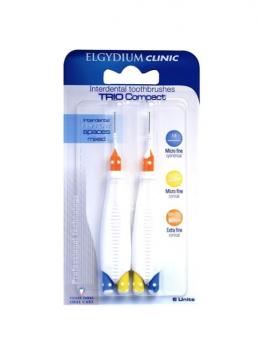 ELGYDIUM Clinic Inderdental toothbrushes TRIO2 medzizubné kefky 2ks