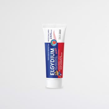 ELGYDIUM KIDS gélová zubná pasta s fluorinolom pre deti jahoda 50 ml