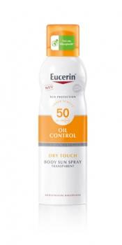 Eucerin Oil Control Transparentný sprej Dry touch Hmla SPF50 200ml