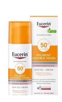 Eucerin Sun  Pigment Control emulzia na tvár SPF 50+ svetlá