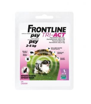 Frontline TRI-ACT pre psov 2-5 kg
