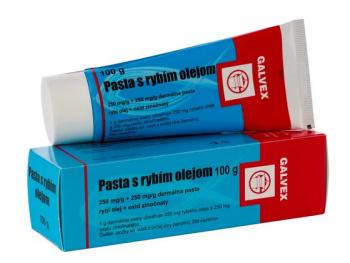 Pasta cum oleo jecoris aselli Pasta s rybím olejom 100g GALVEX