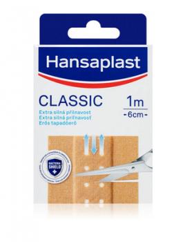 Hansaplast Classic náplasť na rany 1m x 6cm