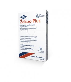 IBSA Železo Plus 20 rýchlo rozpustných filmov