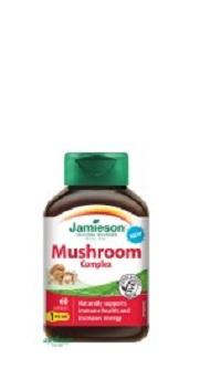 JAMIESON MUSHROOM COMPLEX – KOMPLEX HÚB NA CHOLESTEROL, IMUNITU A ENERGIU 60CPS