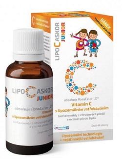 Lipo C Askor JUNIOR sirup - lipozomálny vitamín c pre deti