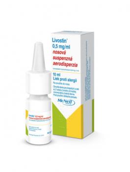 Livostin 0,5 mg/ml nosová suspenzná aerodisperzia 10ml