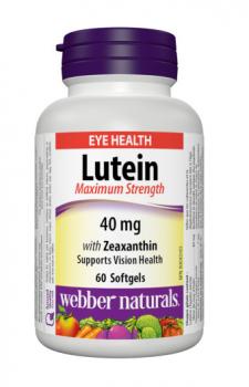 Webber naturals Lutein Maximum strength 40mg 60cps