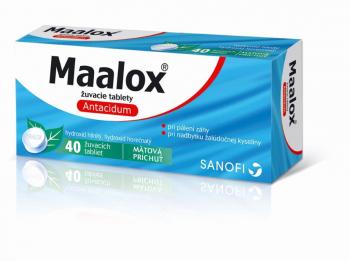 Maalox tablety na pálenie záhy 40ks