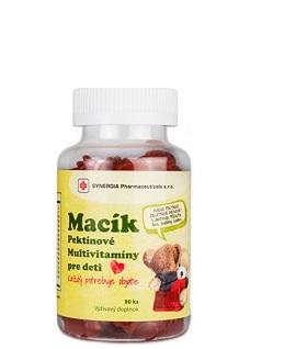 Macík pektínové multivitamíny pre deti 90 ks