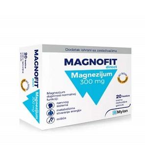 Magnofit direkt Magnéziové mikrogranulky 20 vrecúšok