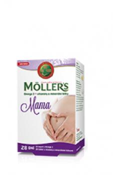  Möller 's Mama Omega3 28 kapsúl + vitamíny a minerály 28 tabliet