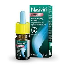 Nasivin 0,01% nosové kvapky pre dojčatá 5ml