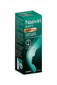 Nasivin Soft 0,025% nosový sprej pre deti 10ml