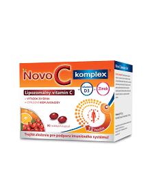 Novo C Komplex lipozomálny vitamín C + vitamín D3 + zinok 60 kapsúl