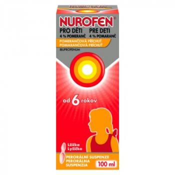NUROFEN Sirup pre deti 4% s príchuťou pomaranč 100 ml