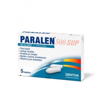 Paralen 500 SUP, čapíky 5ks