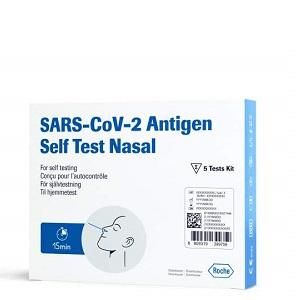 ROCHE SARS-CoV-2 Rapid súprava na nazálny antigénový rýchlotest 5 kusov