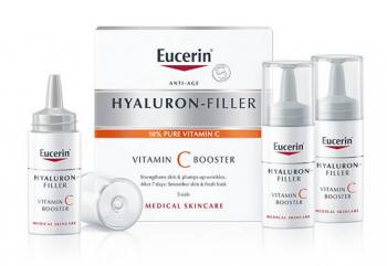 EUCERIN Hyaluron-filler vitamín C booster 3x8 ml