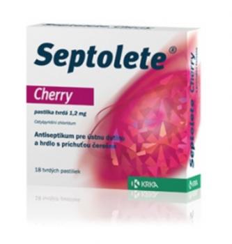 Septolete Cherry tvrdé pastilky 18ks