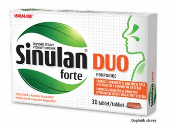 Sinulan duo forte 30 tabliet na liečbu zápalu dutín