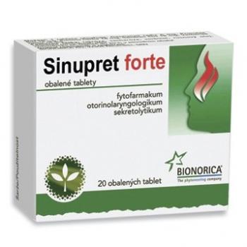 Sinupret Forte 20tbl liek na na prínosové dutiny