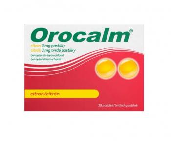 Orocalm citrón 3mg pas ord 20ks