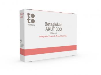 TOTO Betaglukán AKUT 300 10kapsúl