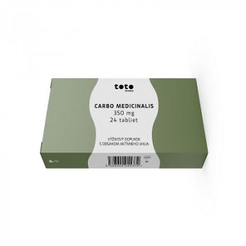 TOTO CARBO MEDICINALIS 350mg 24 tabliet