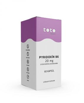 TOTO Pyridoxín B6 20 mg 60 kapsúl