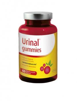 Urinal Gummies želatínové tablety, príchuť malina 60ks