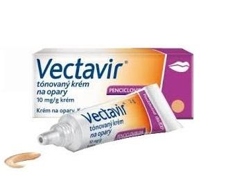 Vectavir tónovaný krém 2g na opary