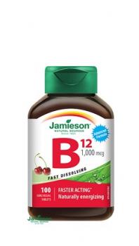 Vitamín B12 metylkobalamín 1000 μg Jamieson 100 tbl