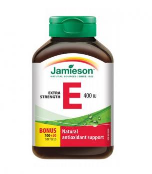 Vitamín E 400 IU 120cps Jamieson