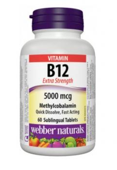 Vitamin B12 Extra silný 5000mcg 60tbl