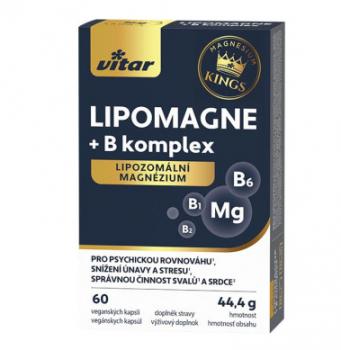  Vitar Kings LIPOMAGNE + B komplex lipozomálne magnézium 60ks 