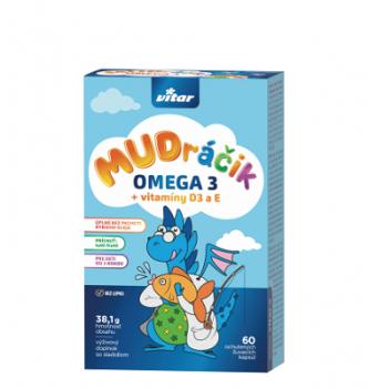 Vitar MUDráčik Omega 3 + vitamíny D3 a E
