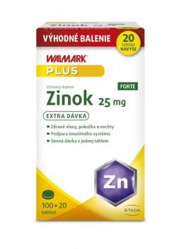 WALMARK Zinok forte 25 mg 100+20tbl