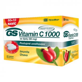 GS Vitamín C 1000 so šípkami 50+10tbl navyše