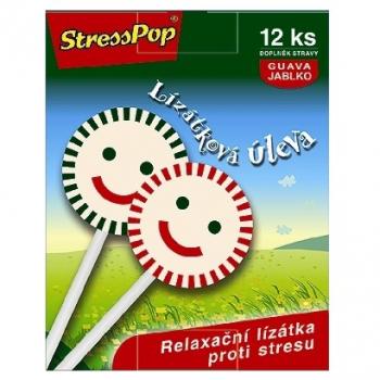 StressPop relaxačné lízatká proti stresu 12ks