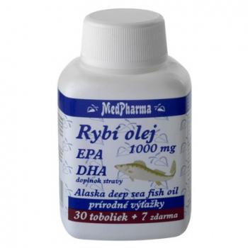 Rybí olej 1000 mg - EPA + DHA 30+7tob zdarma