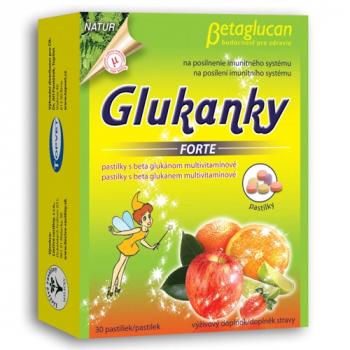 Glukanky Forte multivitamínové 30 pastiliek