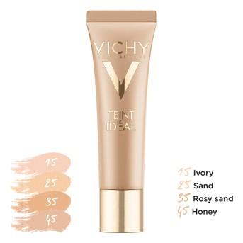 Vichy Teint Idéal rozjasňujúci krémový make-up pre suchú pleť, odtieň-35 30ml
