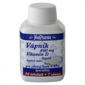 Vápnik 600 mg + vitamín D3 30+7tob zdarma