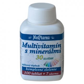 Multivitamín s minerálmi - 30 zložiek 100+7tbl zdarma
