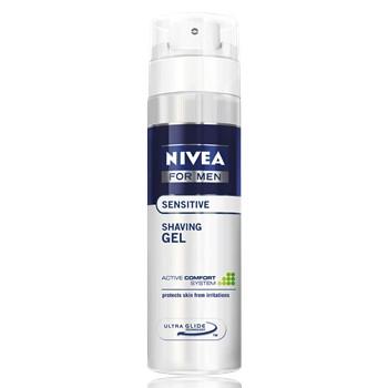 Nivea FOR MEN Gél na holenie pre citlivú pleť Sensitive 200ml