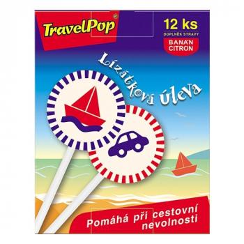 TravelPop Lízanková úľava pri cestovnej nevoľnosti 12ks