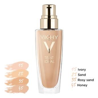 Vichy Teint Idéal rozjasňujúci fluidný make-up pre normálnu až zmiešanú pleť, odtieň-45 30ml