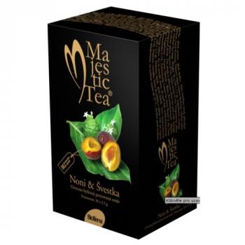 Majestic Tea - Noni & Švestka, ovocno-bylinná porciovaná zmes 20x2,5g