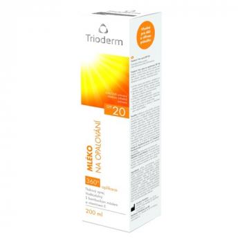 Trioderm mlieko na opaľovanie SPF20, sprej 200ml